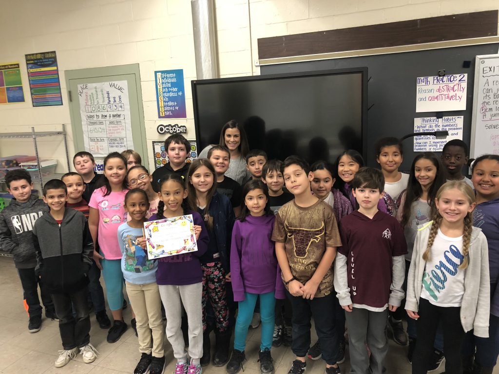 October Attendance Winner- Miss Augustus Gr. 4 Class - Dr. Albert B ...